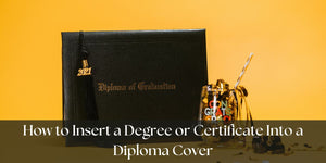 How to Insert a Degree or Certificate Into a Diploma Cover